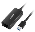 mbeat® USB 3.0 Gigabit Etherent Adapter - Black RJ45, up to 1000Mbps speed. Compact and lightweight Material: ABS Plastic Weight: 24.5g - Image 1