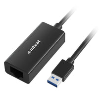 (LS) mbeat® USB 3.0 Gigabit Etherent Adapter - Black RJ45, up to 1000Mbps speed. Compact and lightweight Material: ABS Plastic Weight: 24.5g - Image 1