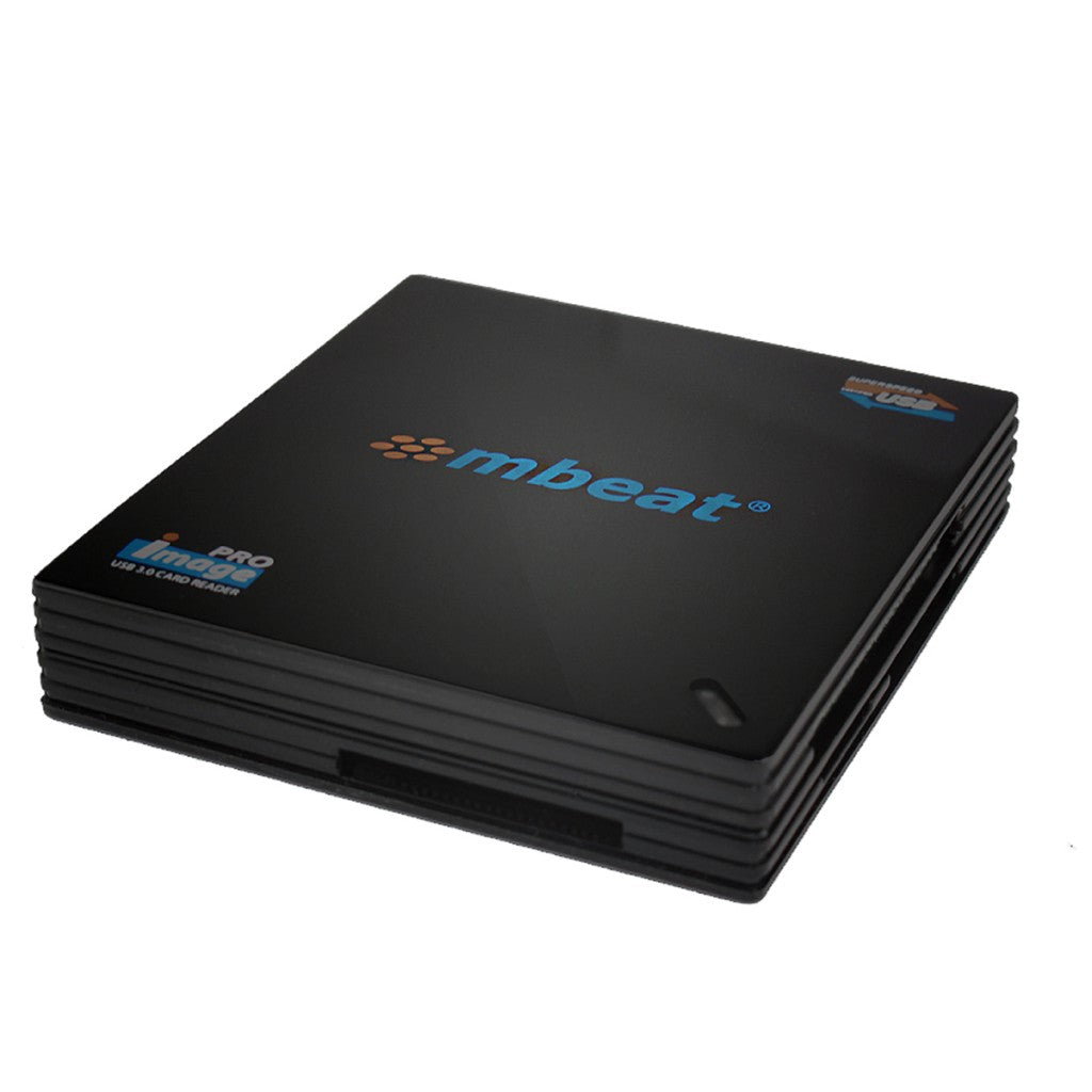 mbeat® USB 3.0 Super Speed Multiple Card Reader - 2x SD and 2x Micro SD/Compatible SDHC/MicroSDHC to SDHC/MicroSDHC/USB 3.0 (LS) - Image 1