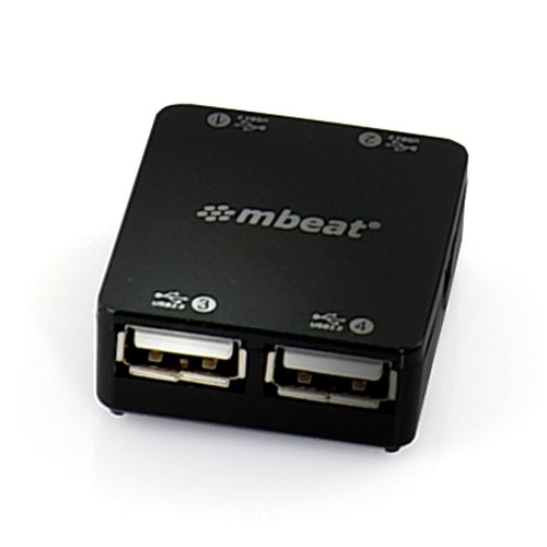 (LS)mbeat® 4 Port USB 2.0 Hub - USB 2.0 Plug and Play/ High Speed Interface/ Ideal for Notbook/PC/MAC users USB 2.0 Speed up to 480Mbps Weight: 22g - Image 1