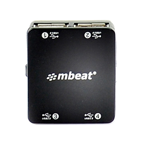 (LS)mbeat® 4 Port USB 2.0 Hub - USB 2.0 Plug and Play/ High Speed Interface/ Ideal for Notbook/PC/MAC users USB 2.0 Speed up to 480Mbps Weight: 22g