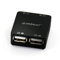 mbeat® 4 Port USB 2.0 Hub - USB 2.0 Plug and Play/ High Speed Interface/ Ideal for Notbook/PC/MAC users USB 2.0 Speed up to 480Mbps (EOL) - Image 1