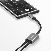 mbeat® Elite USB-C to 3.5mm Audio and Microphone Adapter -  Adds Headphone Audio and Microphone Jack to USB-C Computer, Tablet Smartphone Devices - Image 3