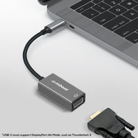 (LS) mbeat® Elite USB-C to VGA Adapter - Coverts USB-C to VGA Female Port,  Supports up to1920×1080@60Hz - Space Grey Weight: 30g - Image 3