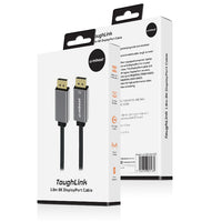 mbeat® Tough Link 1.8m Display Port Cable v1.4 - Connects Computer, Laptop to HDTV, Monitor, Gaming Console, Supports 8K@60Hz (7680×4320) -Space Grey - Image 4
