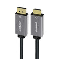 mbeat® Tough Link 1.8m 4K/60Hz Display Port to HDMI Cable -  Connects DisplayPort to HDMI 4K@60Hz (3840×2160), Gold Plated, Aluminium,  Nylon Braided - Image 1
