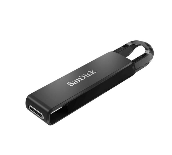 SanDisk Ultra USB Type-C Flash Drive, CZ460 64GB, USB Type C 3.1, Black, Super-thin Retractable, 5Y