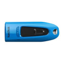 SanDisk Ultra 32GB USB3.0 Flash Drive ~130MB/s Memory Stick Thumb Key Lightweight SecureAccess Password-Protected Retail 5yr BLUE - Image 1