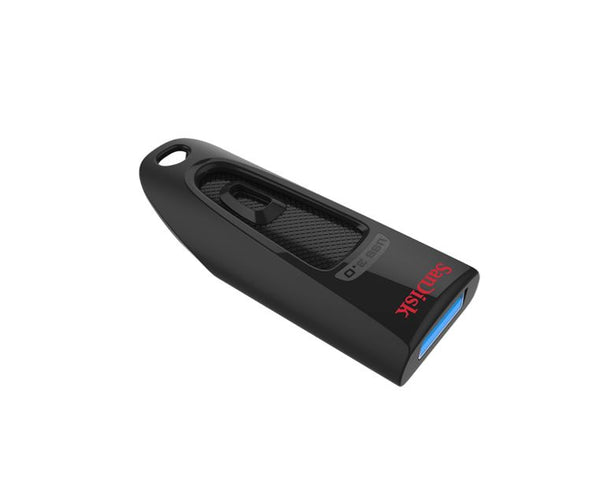 SanDisk Ultra 64GB USB3.0 Flash Drive ~130MB/s Memory Stick Thumb Key Lightweight SecureAccess Password-Protected Retail 5yr Black
