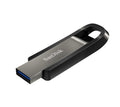 SanDisk 256GB Extreme GO USB3.2 Metal  Flash Drive USB-A 400MB/s SecureAccess™ encryption software2 Lifetime Lifetime Warranty Black (LS) - Image 1
