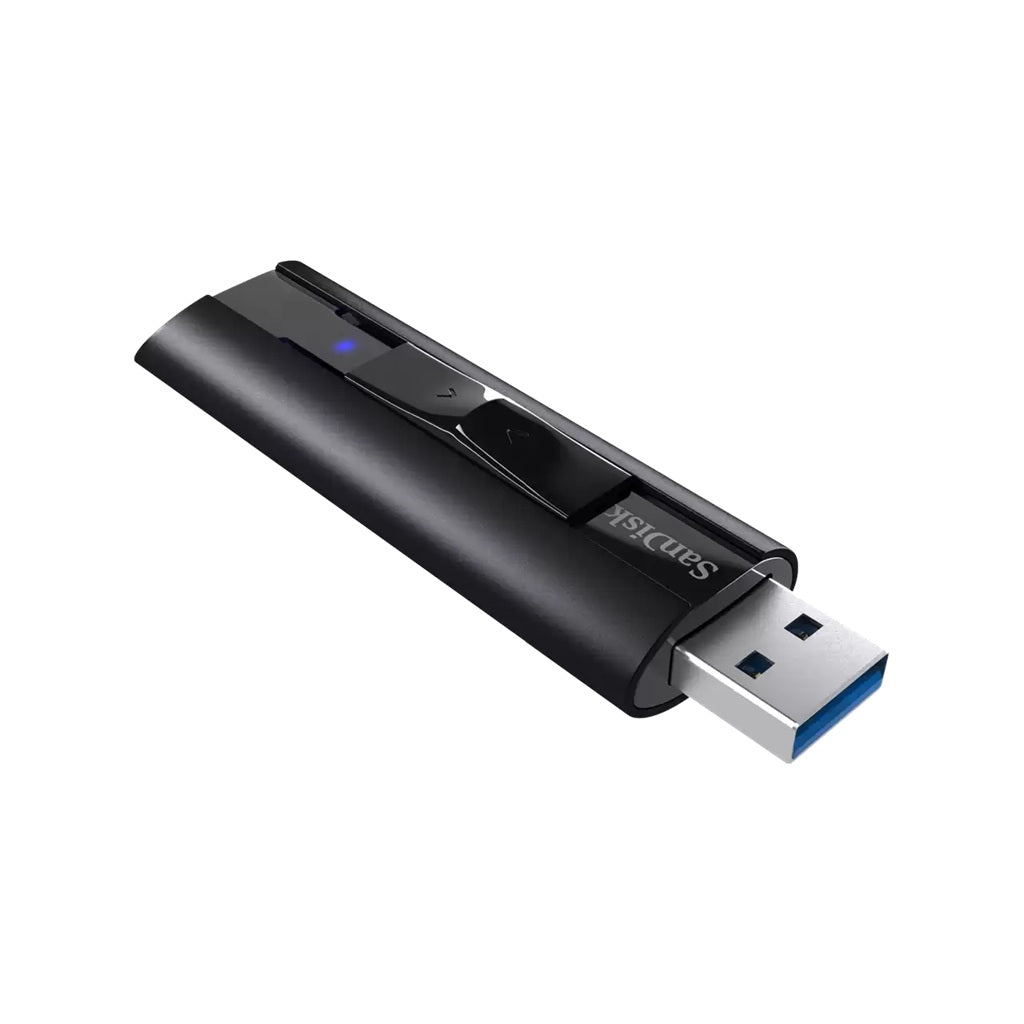 SanDisk 256GB Extreme Pro USB3.2 Solid State Flash Drive, CZ880 Black, Read up to 420MB/s, Write up to 380MB/s, USB-A (LS) - Image 3