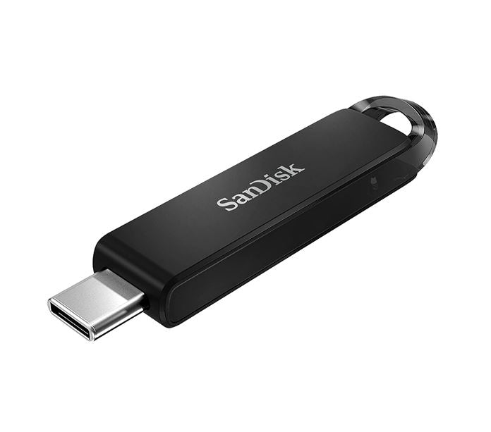 SanDisk Ultra USB Type-C Flash Drive, CZ460 128GB, USB Type C 3.1, Black, Super-thin Retractable, 5Y - Image 2