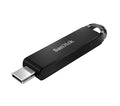 SanDisk Ultra USB Type-C Flash Drive, CZ460 128GB, USB Type C 3.1, Black, Super-thin Retractable, 5Y - Image 1