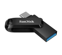 SanDisk 32GB Ultra Dual Drive Go 2-in-1 USB-C & USB-A Flash Drive Memory Stick 150MB/s USB3.1 Type-C Swivel for Android Smartphones Tablets Macs PCs - Image 1