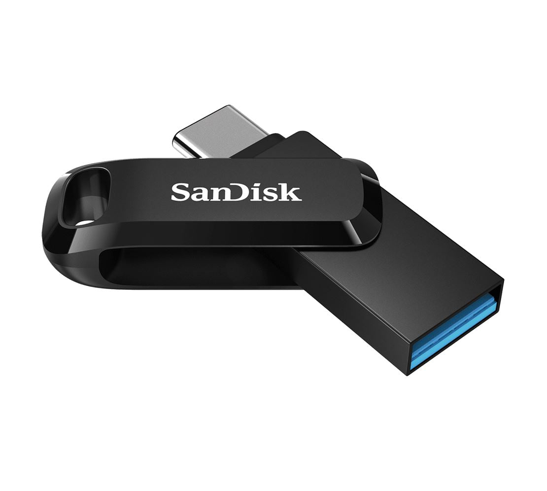 SanDisk 32GB Ultra Dual Drive Go 2-in-1 USB-C & USB-A Flash Drive Memory Stick 150MB/s USB3.1 Type-C Swivel for Android Smartphones Tablets Macs PCs - Image 2