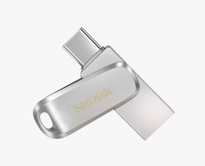 SanDisk SDDDC4 1TB, Metal, USB 3.2 Gen 1 Type C reversible connector, Swivel Design, Sequential Read Performance 400MB/s, 5Y - Image 1