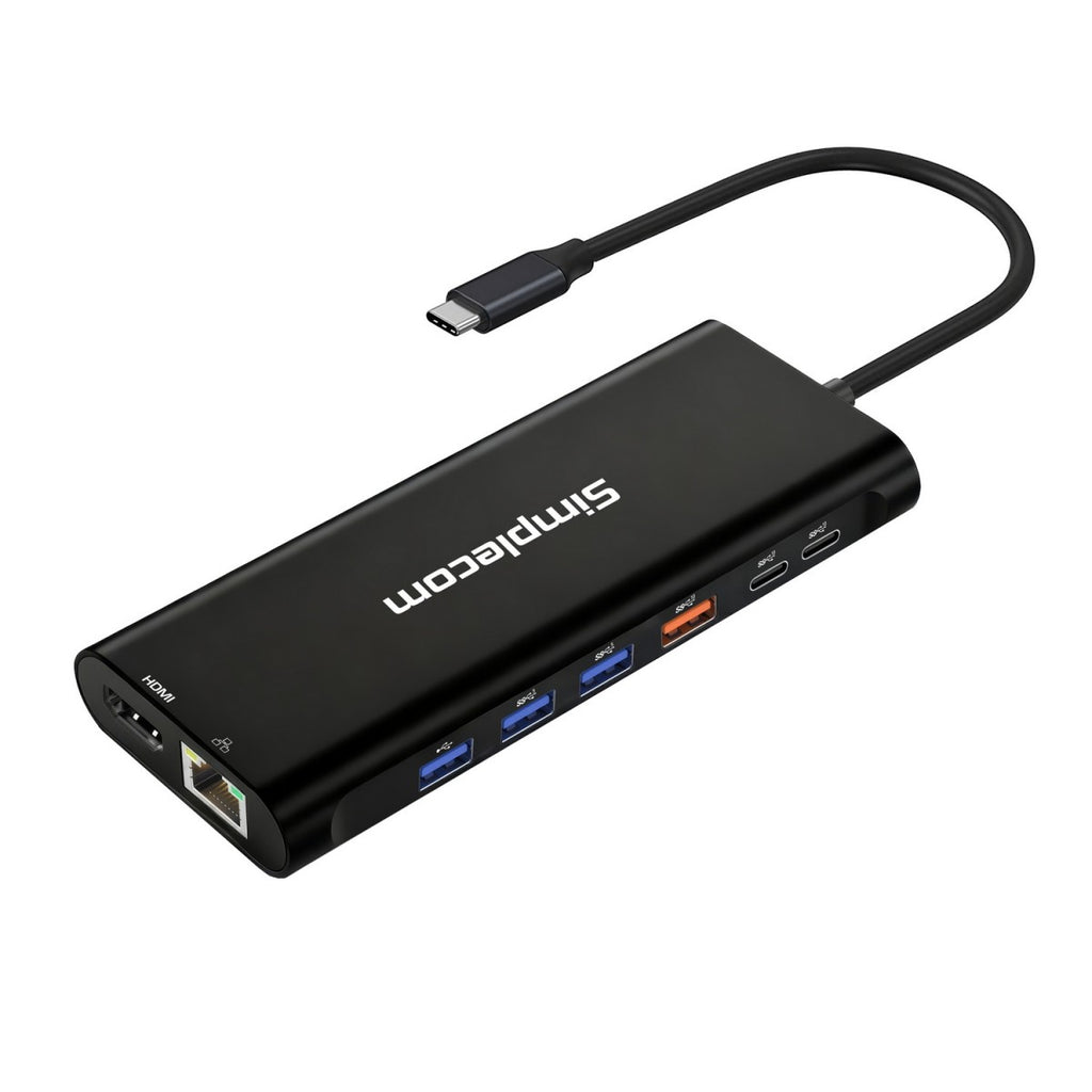 Simplecom CHT814 14-in-1 USB-C 4K Triple Display MST Docking Station with Dual HDMI DP - Image 2