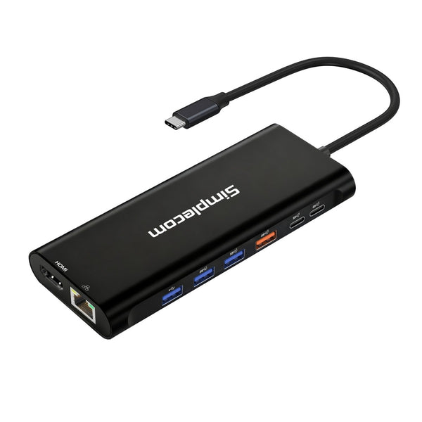 Simplecom CHT814 14-in-1 USB-C 4K Triple Display MST Docking Station with Dual HDMI DP