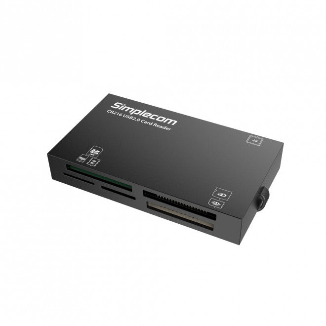 Simplecom CR216 USB 2.0 All in One Memory Card Reader 6 Slot for MS M2 CF XD Micro SD HC SDXC Black - Image 2