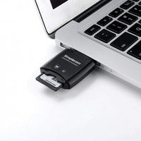 Simplecom CR303 2 Slot SuperSpeed USB 3.0 Card Reader with Dual Caps -Black - Image 4