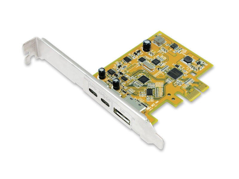 Sunix USB 3.1 10G & DisplayPort Alt-Mode PCI Express Host Card with Dual USB Type-C Receptacles - Image 1
