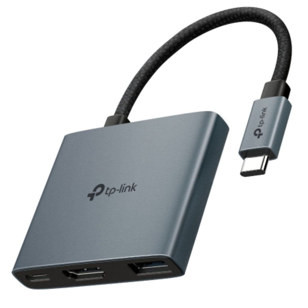 TP-Link UH3020C USB Type-C 3 in 1 Hub, 4K@60Hz HDMI, 100W Power Delivery, 1× USB-A Data Ports. - Image 2