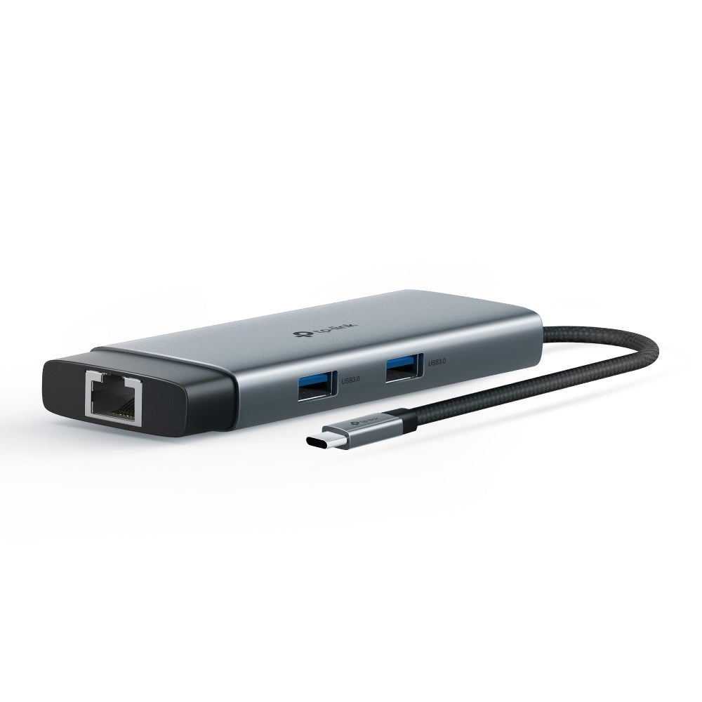 TP-Link UH6120C USB Type-C 6-Port Hub,4K@60Hz HDMI, 1 Gbps ethernet, 100W Power Delivery, 1× USB-C Data Ports, 2× USB-A Data Ports. - Image 3