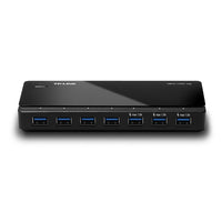 TP-Link UH700 7 Ports USB3 Hub Desktop 2.5A Power Adapter, transfer speeds of up to 5Gbps, 10 times faster than standard USB 2.0 - Image 2