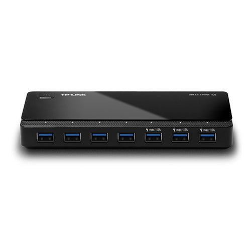 TP-Link UH700 7 Ports USB3 Hub Desktop 2.5A Power Adapter, transfer speeds of up to 5Gbps, 10 times faster than standard USB 2.0 - Image 2