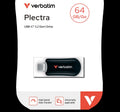 Verbatim Plectra USB-C Flash Drive Black 64GB - Image 1