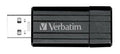 Verbatim Store'n'Go Pinstripe USB Drive 32GB USB Storage Drive Memory Stick (Black) 2 Years Limited Warranty - Image 1