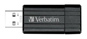 Verbatim Store'n'Go Pinstripe USB Drive 32GB USB Storage Drive Memory Stick (Black) 2 Years Limited Warranty - Image 2