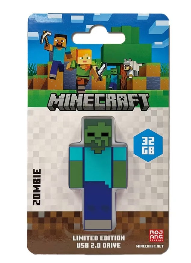 Verbatim Minecraft Zombie -  Collector's Edition USB Flash Drive - 32GB - Zombie - Retail - Image 3