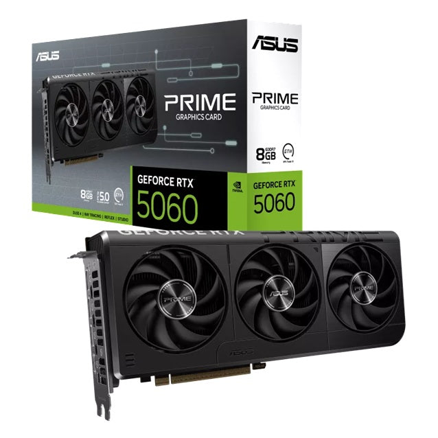 ASUS nVidia GeForce PRIME RTX™ 5060 8GB GDDR7, 3840 CUDA, 2527MHz, 128-bit, 7680x4320, PCIe 5.0 - Image 5