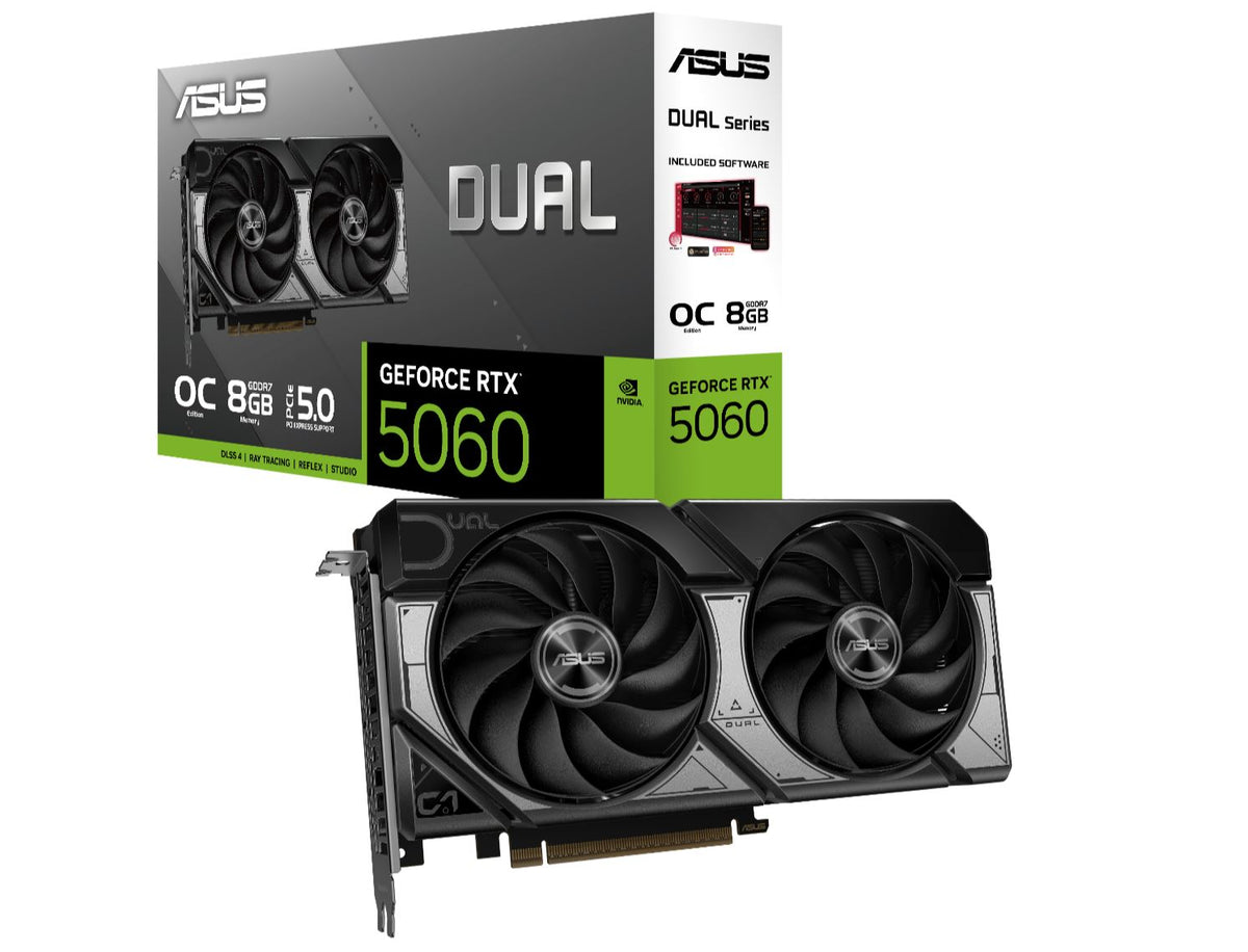 ASUS NVIDIA GeForce DUAL RTX™ 5060 8GB GDDR7 OC Edition, 3840 CUDA, 2565MHz, 128-bit, 7680x4320, PCIe 5.0 - Image 5
