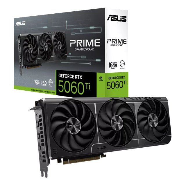 ASUS nVidia GeForce PRIME RTX™ 5060 Ti 16GB GDDR7, 4608CUDA, 2602MHz,16GBGDDR7, 28Gbps,128bit, PCIe5.0, 7680x4320, HDMI2.1b, DP2.1b - Image 5