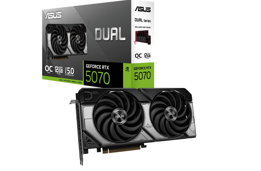 ASUS nVidia GeForce DUAL-RTX5070-O12G 12GB GDDR7 OC Edition, 2542MHz Boost Clock, RAM 28Gbps, 1000 AI TOPs, Digital Max Resolution 7680 x 4320 - Image 5