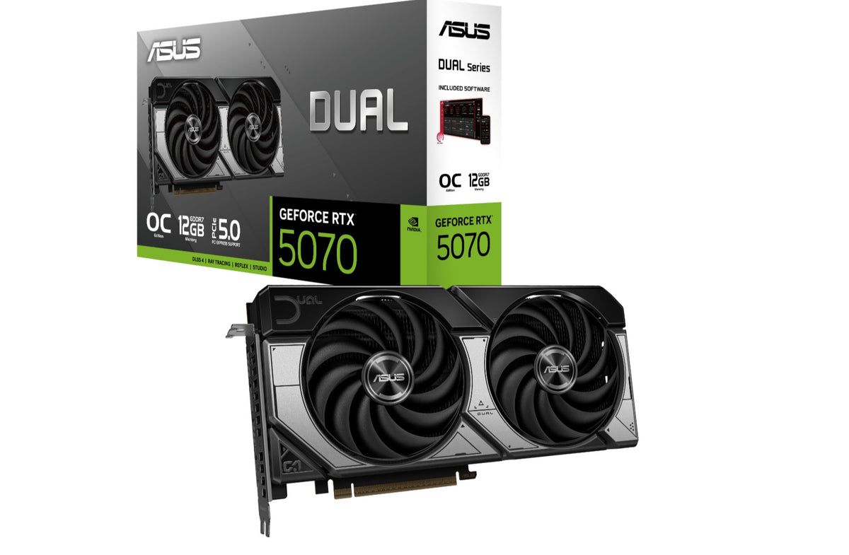 ASUS nVidia GeForce DUAL-RTX5070-O12G 12GB GDDR7 OC Edition, 2542MHz Boost Clock, RAM 28Gbps, 1000 AI TOPs, Digital Max Resolution 7680 x 4320 - Image 5