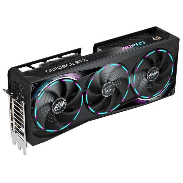 Gigabyte AORUS GeForce RTX™ 5080 MASTER 16G, 2805 MHz, CUDA 10752, 30 Gbps, GDDR7, 256 bit, PCI-E 5.0, PSU 850W, DisplayPort 2.1b x3 HDMI 2.1b x1