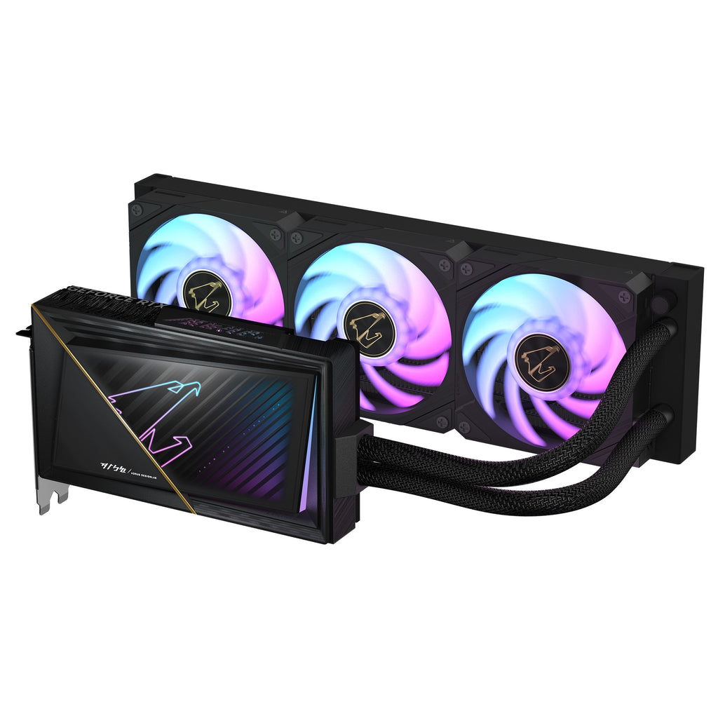 Gigabyte AORUS GeForce RTX™ 5080 XTREME WATERFORCE 16G, 2805 MHz, CUDA 10752, 30 Gbps, GDDR7, 256 bit, PCI-E 5.0, PSU 850W, HDMI 2.1b x1 - Image 3