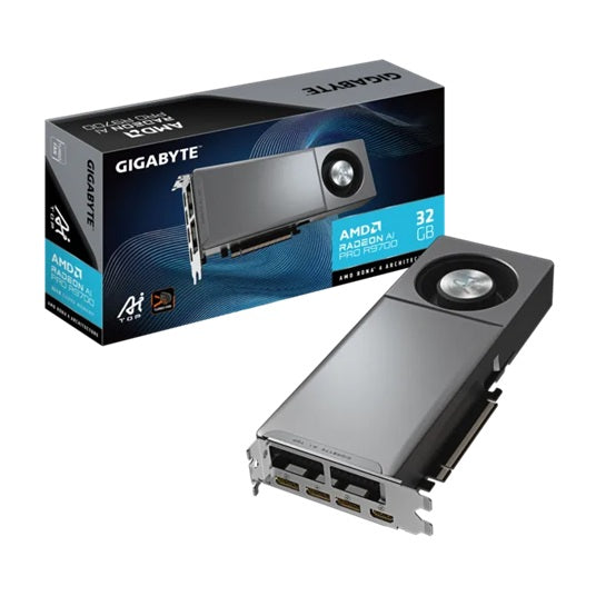 Gigabyte GV-R9700AI TOP-32GD, Radeon AI PRO R9700, 32GB GDDR6, 256 bit,750W, 2920 Boost, PCIe 5.0, 4096 SP, AI accelerators, DP 2.1, HDMI 2.1 - Image 5