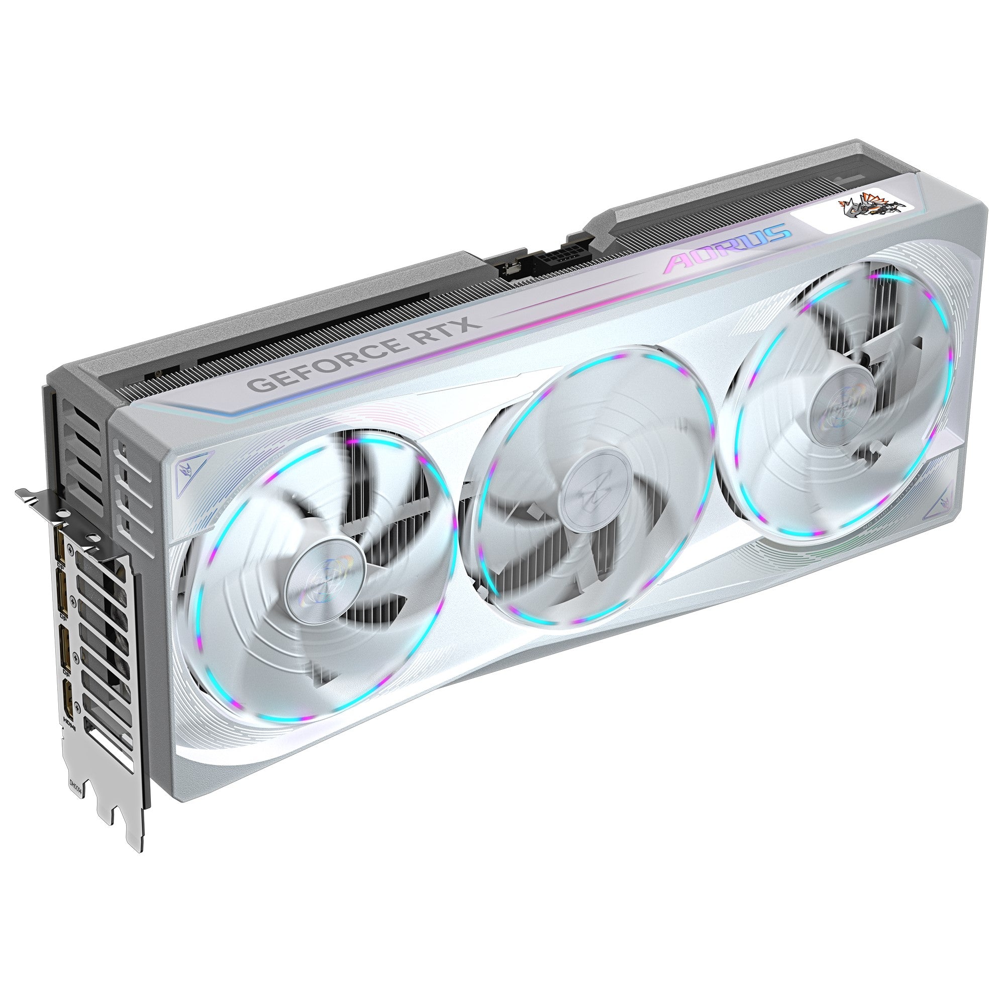 Gigabyte AORUS GeForce RTX™ 5090 MASTER ICE 32G, 2655 MHz, CUDA 21760, 28 Gbps, GDDR7, 512 bit, PCI-E 5.0, PSU 1000W, DisplayPort 2.1b *3 HDMI 2.1b *1 - Image 2