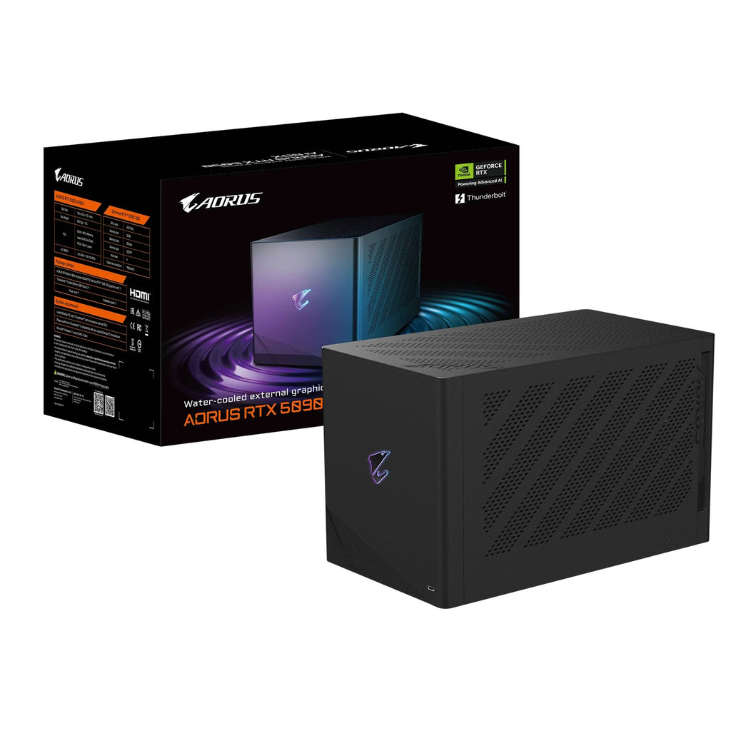 Gigabyte AORUS RTX 5090 AI BOX 32Gb, GDDR7 @28Gbpps, 2407Mhz, 512-bit, 3x DP 2.1, HDMI 2.1, 2x TB5, 3x USB 3.2, LAN, PSU 850W - Image 5