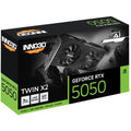 INNO3D nVidia GeForce RTX 5050 TWIN X2 8GB GDDR6 2572 MHz Boost Clock, RAM 20 Gbps, 3x DP, 1xHDMI, 225x116x41mm - Image 1