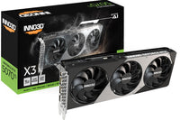 INNO3D nVidia GeForce RTX 5070 TI X3 16GB GDDR7 2452 MHz Boost Clock, RAM 28 Gbps, 3x DP, 1xHDMI 300x116x41mm - Image 2
