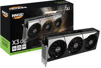 INNO3D nVidia GeForce RTX 5090 X3 OC 32GB GDDR7 2452MHz Boost Clock, RAM 28Gbps, 3x DP, 1xHDMI 333x137x60mm (3-slot) - Image 1