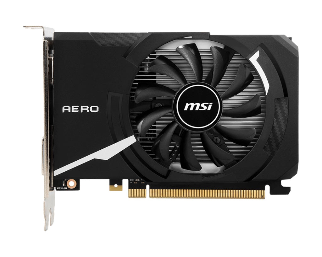 MSI nVidia GeForce GT 1030 AERO ITX 4GD4 OC Video Card, PCI-e 3.0, 1430 MHz Boost Clock, 1x HDMI 2.0 1x DVI - Image 2