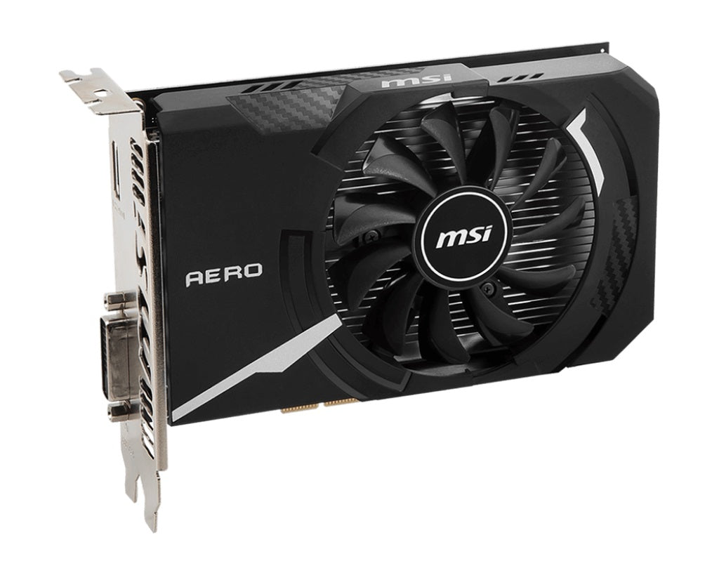 MSI nVidia GeForce GT 1030 AERO ITX 4GD4 OC Video Card, PCI-e 3.0, 1430 MHz Boost Clock, 1x HDMI 2.0 1x DVI - Image 4