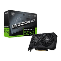 MSI nVidia GeForce RTX 5050 8G SHADOW 2X OC, Boost: 2602 MHz, CUDA 2560 Units, 8GB GDDR6, HDMI™ x 1 (embargo) - Image 1