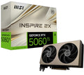 MSI nVidia GeForce RTX™ 5060 Ti 8G INSPIRE 2X OC, PCI Express® Gen 5 x 16, Boost: 2617 MHz, CUDA 4608 Units, 8GB GDDR7, HDMI™ x 1 - Image 1